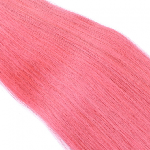 25 x Micro Ring / Loop - Pink - Hair Extensions 100% Echthaar - NOVON EXTENTIONS