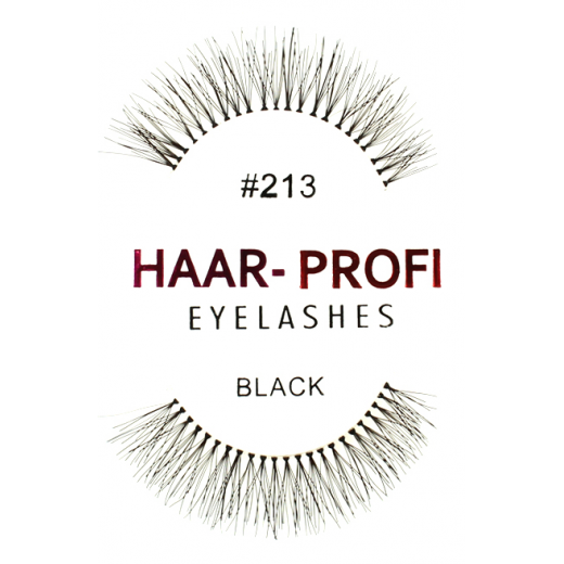 Haar-Profi Eyelash #213 - Black - falsche knstliche echthaar Wimpern strip lash