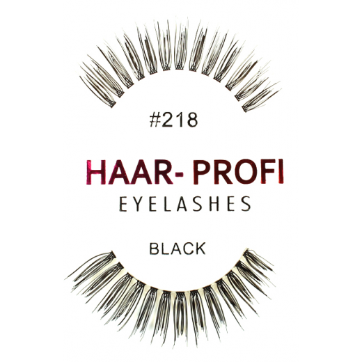 Haar-Profi Eyelash #218 - Black - falsche knstliche echthaar Wimpern strip lash