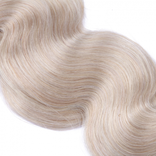 25 Keratin Bonding Hair Extensions - Grey / Grau - GEWELLT 100% Echthaar 1g Strhne - NOVON EXTENTIONS