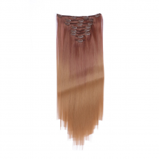 #4/27 Ombre - Clip-In Hair Extensions / 8 Tressen /...
