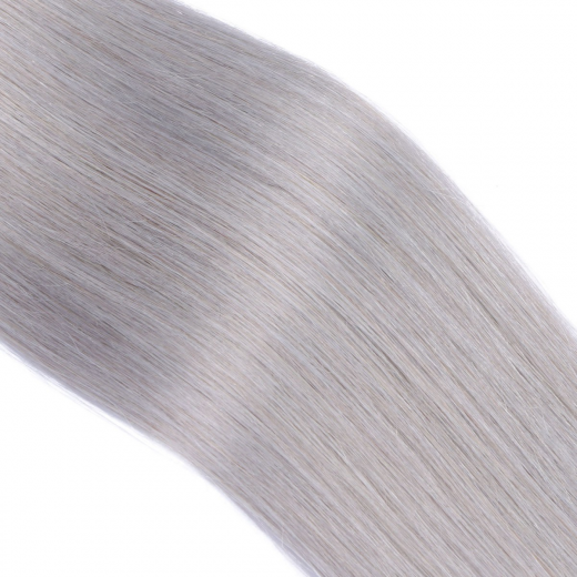 25 x Micro Ring / Loop - Silver - Hair Extensions 100% Echthaar - NOVON EXTENTIONS