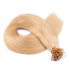 25 x Keratin Bonding Hair Extensions - 24 Goldblond -...