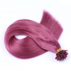 25 x Keratin Bonding Hair Extensions - Violett - 100%...
