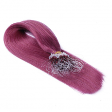 25 x Micro Ring / Loop - Violett - Hair Extensions 100%...