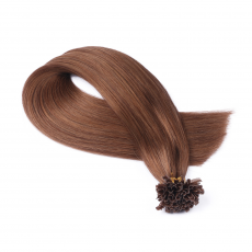 25 x Keratin Bonding Hair Extensions - 5 Dunkelblond -...