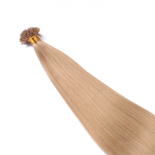 25 x Keratin Bonding Hair Extensions - 16 Hellblond natur - 100% Echthaar - NOVON EXTENTIONS