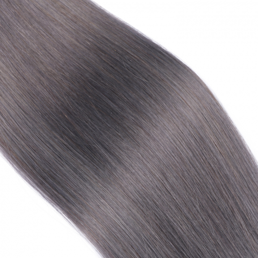 25 x Keratin Bonding Hair Extensions - Darkgrey - 100% Echthaar - NOVON EXTENTIONS