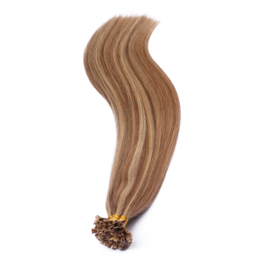 25 x Keratin Bonding Hair Extensions - 18/24 Gestrhnt - 100% Echthaar - NOVON EXTENTIONS