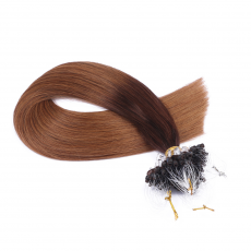 25 x Micro Ring / Loop - 2/8 Ombre - Hair Extensions 100%...