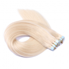 10 x Tape In - 60 Weissblond - Hair Extensions - 2,5g -...