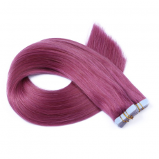 10 x Tape In - Violett - Hair Extensions - 2,5g - NOVON...