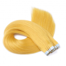 10 x Tape In - Yellow - Hair Extensions - 2,5g - NOVON...