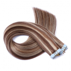 10 x Tape In - 4/24 gestrhnt - Hair Extensions - 2,5g -...