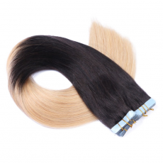 10 x Tape In - 1b/24 Ombre - Hair Extensions - 2,5g -...
