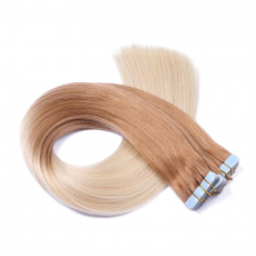 10 x Tape In - 12/60 Ombre - Hair Extensions - 2,5g -...